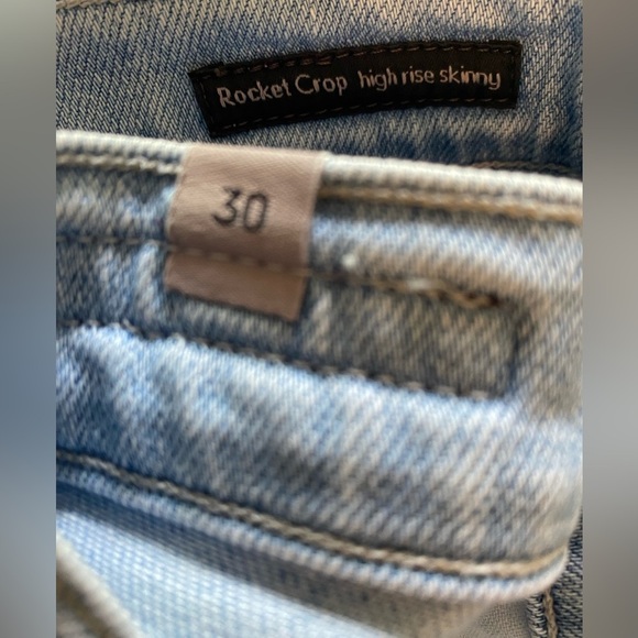 Citizens of Humanity Rocket Crop High Rise Skinny Capris Size 30 - Picture 7 of 10